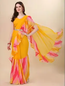 Anouk Women Striped Saree