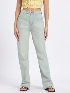 glitchez Women High-Rise Straight Fit Jeans