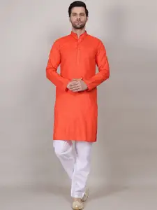 4u Fashion Men Woven Design Regular Kurta Set