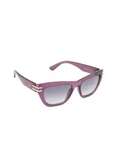 OPIUM Women Purple Plastic Full Rim UV Protection Sunglasses OP-10207-C03-53