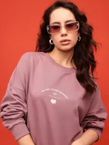 glitchez Cotton Terry Oversized Sweatshirt