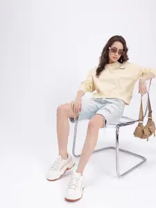 glitchez Relaxed Cotton Terry Sweatshirt