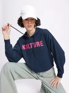 glitchez Self-Design Printed Hooded Sweatshirt