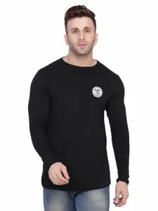BEYOU FASHION Men Casual Slim Fit Round Neck T-shirt