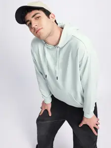 glitchez Hooded Relaxed Sweatshirt