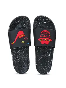 DRACKFOOT Men Self Design Slider