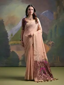 Mitera Ethnic Motifs Muga Saree