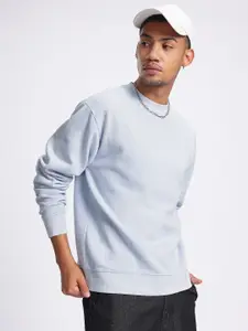 glitchez Fleece Lined Oversized Sweatshirt