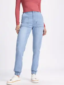 glitchez Women Washed Joggers