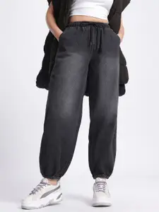 glitchez Women Faded Parachute Fit Jeans