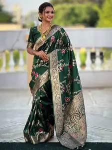 SGF11 Ethnic Motifs Zari Pure Silk Kanjeevaram Saree