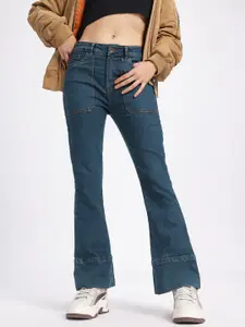 glitchez Women Slim Bootcut Jeans