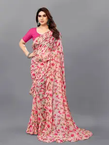 Anouk Floral Printed Saree