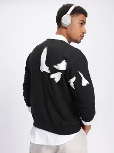 glitchez Graphic Printed Sweatshirt