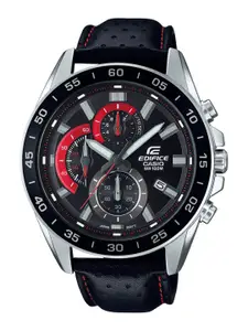 CASIO Men Dial & Stainless Steel Cuff Straps Analogue Chronograph Watch EFV-550L-1AVUDF