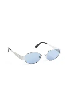 OPIUM Women Silver Metal Full Rim UV Protection Sunglasses OP-10318-C04