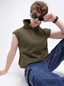 glitchez Hooded Oversized Sweatshirt