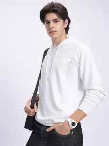 glitchez Hooded Relaxed Sweatshirt