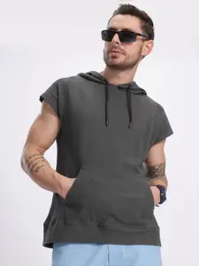 glitchez Textured Short Sleeve Sweatshirt