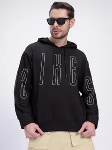glitchez Printed Hooded Sweatshirt