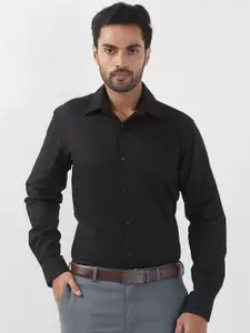 Raymond Printed Pure Cotton Cutaway Collar Full Sleeve Formal Shirt