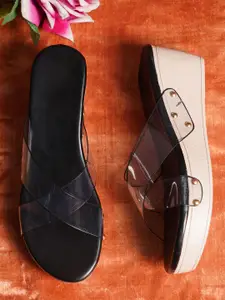 Froh Feet Women Open Toe Wedge Heel Sandals