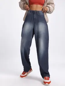 glitchez Women Baggy Fit Jeans