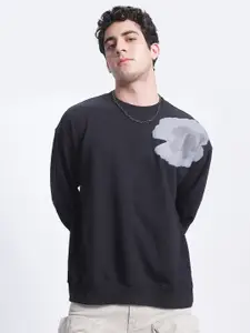 glitchez Printed-Detail Sweatshirt