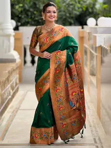 SGF11 Ethnic Motifs Zari Pure Silk Kanjeevaram Saree