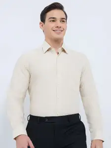 Raymond Patterned Printed Cutaway Collar Full Sleeve Formal Shirt