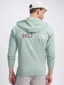 glitchez Printed Hooded Sweatshirt