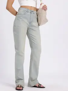 glitchez Women High-Rise Straight Fit Jeans