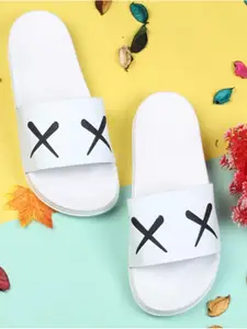 DRACKFOOT Men Printed Synthetic Slider Flip Flops