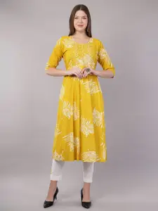 JIDI FASHION Women Floral Printed  A-Line Kurta