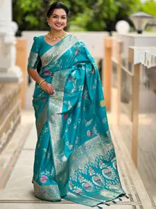 SGF11 Ethnic Motifs Zari Pure Silk Kanjeevaram Saree