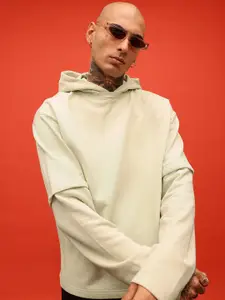 glitchez Cotton Terry Hooded Oversized Sweatshirts