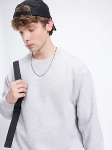 glitchez Melange Oversized Sweatshirt