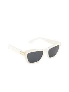 OPIUM White Plastic Full Rim UV Protection Sunglasses for Women