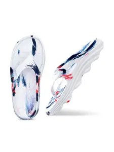 Doubleu Women Printed Thong Flip-Flops