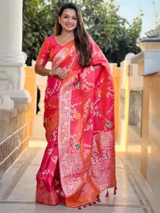 SGF11 Ethnic Motifs Zari Pure Silk Kanjeevaram Saree