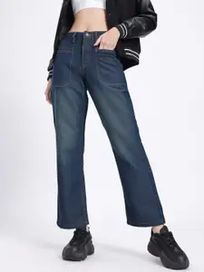 glitchez Women Regular Fit Light Fade Non-Stretchable Jeans