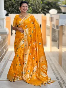 SGF11 Ethnic Motifs Woven Design Zari Saree