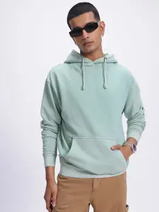 glitchez Cozy Core Hooded Washed Effect Sweatshirt