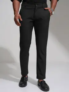 HIGHLANDER Men Slim Fit Mid-Rise Trousers
