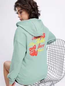 glitchez Printed Cotton Terry Boxy Fit Pullover Sweatshirt