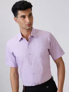 Raymond Men Textured Pure Cotton Formal Shirt