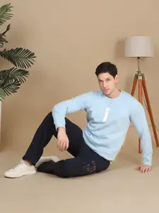 Sweet Dreams Men Round Neck Long Sleeves Sweatshirt