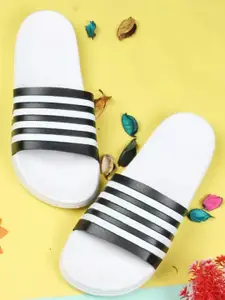 PENNEN Men Striped Slider Flip Flop