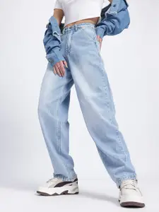 glitchez Women Casual Mom Fit Jeans