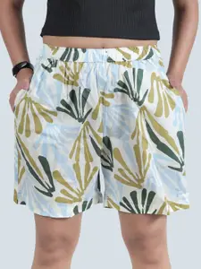 GAB Women Printed High-Rise Shorts